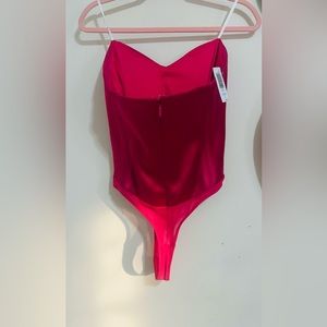 Aritzia Babaton hot pink bodysuit-brand new with tags